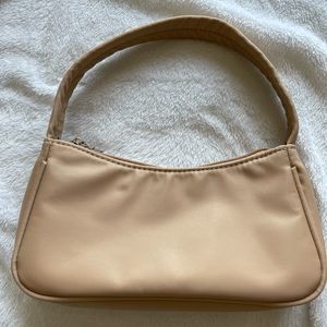 Beige Mini Baguette Bag